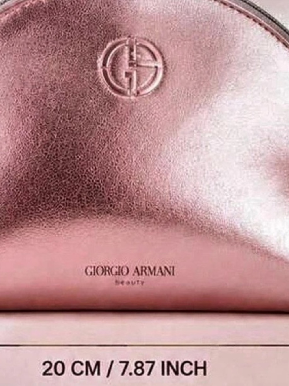 Giorgio Armani Cosmetic Pouch in Pink NWT